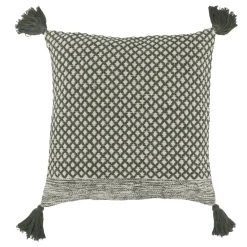 Chic Antique Kissen & Kissenbezüge-Aix Kissenbezug mit Quasten Karriert