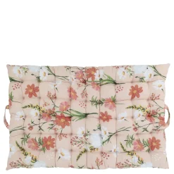 Chic Antique Garten-Textilien|Sitzkissen & Auflagen-Aix Matratze mit Blumenmuster rosa