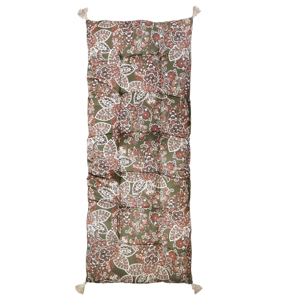 Chic Antique Garten-Textilien|Sitzkissen & Auflagen-Aix Matratze mit Paisley Motiv