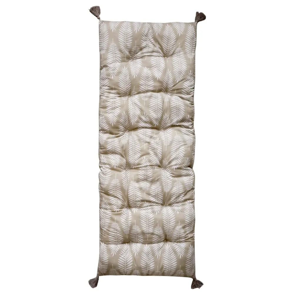 Chic Antique Garten-Textilien|Sitzkissen & Auflagen-Aix Matratze mit Tropischen Blattmotiv