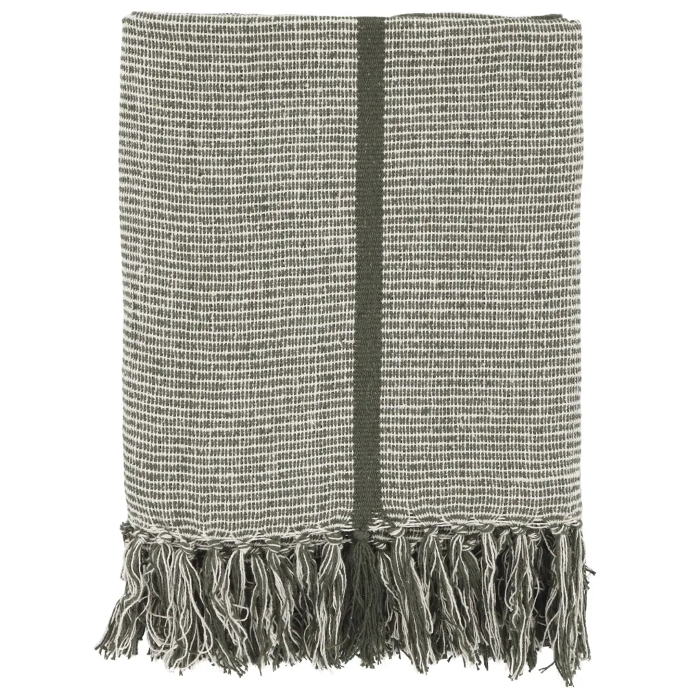 Chic Antique Decken & Plaids-Aix Plaid aus Garnüberschuss, Streifen