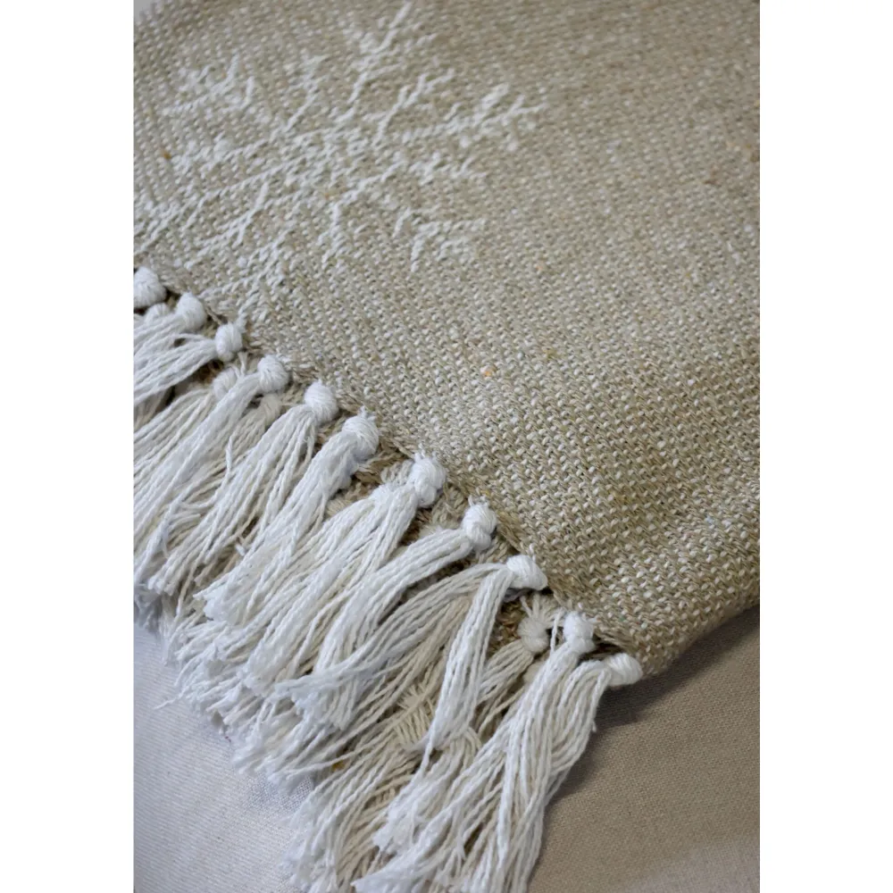 Chic Antique Decken & Plaids|Weihnachtsdeko-Aix Plaid Garnüberschuss mit Eiskristallen