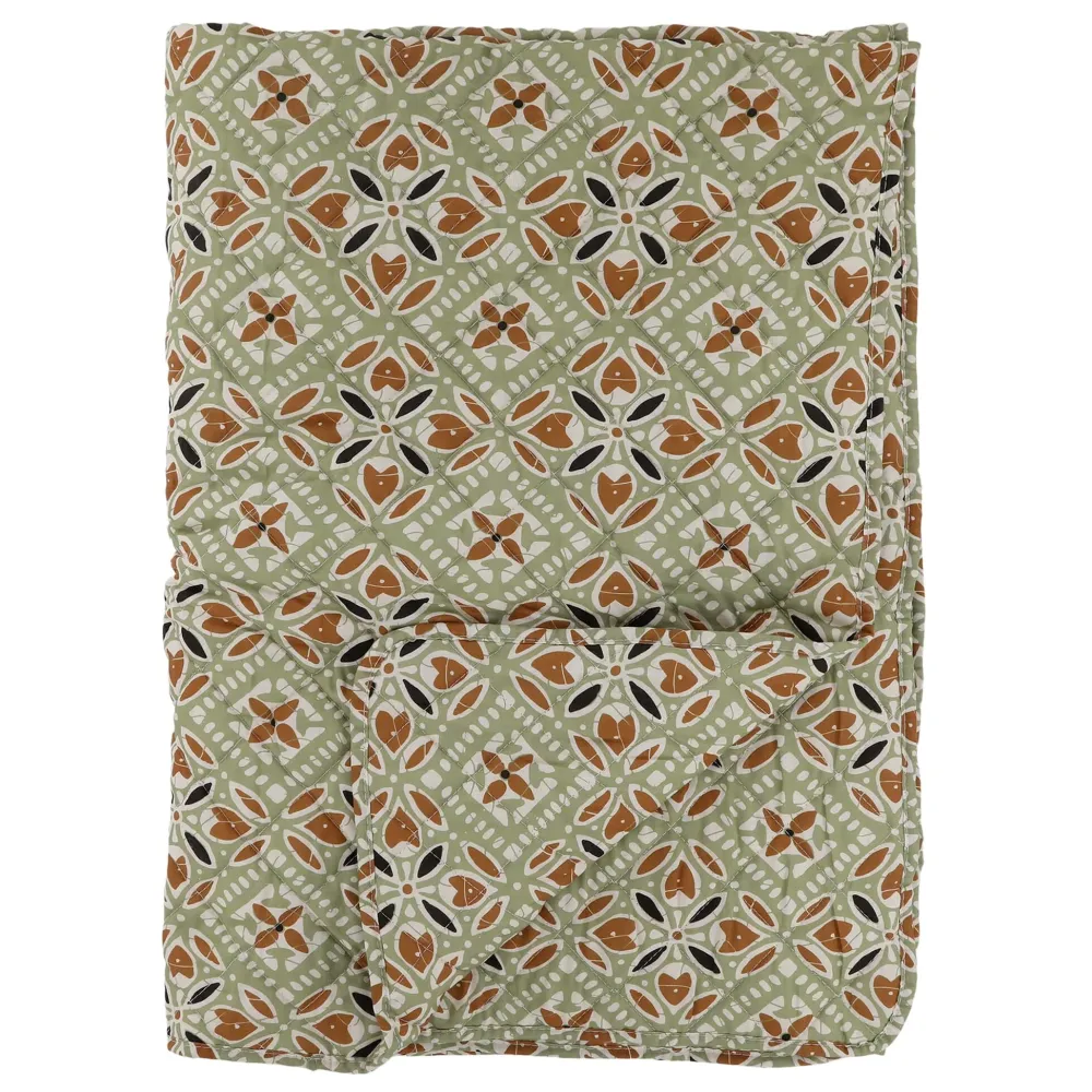 Chic Antique Quilts & Bettwäsche|Decken & Plaids-Aix Quilt mit Batikmuster