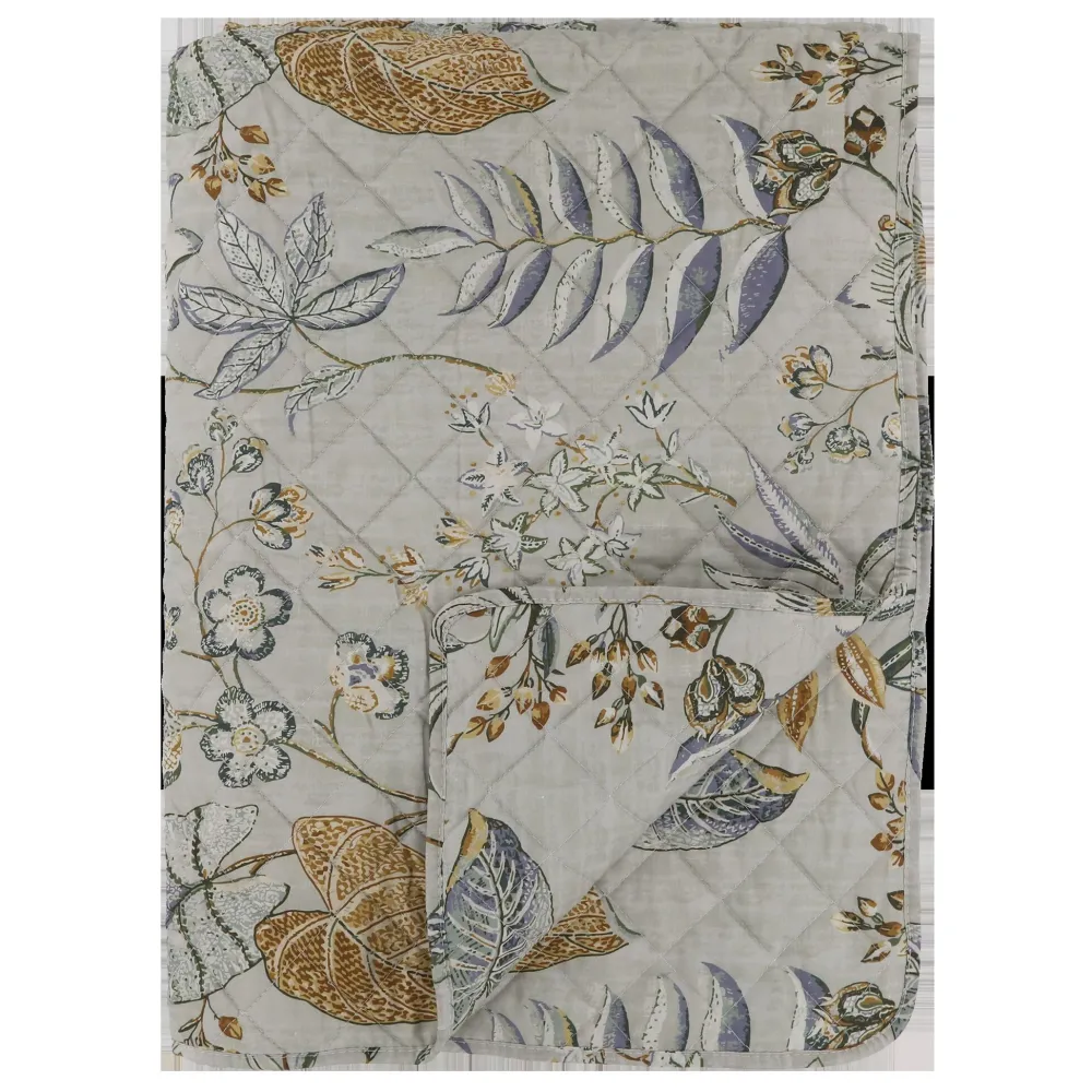 Chic Antique Quilts & Bettwäsche|Decken & Plaids-Aix Quilt mit Blumenmuster 1