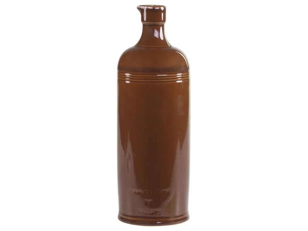 Chic Antique Vasen-Alte französische Flasche mokka