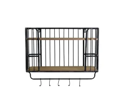Chic Antique Garderoben|Griffe, Haken & Hakenleisten-Altes Regal Garderobe mit Haken