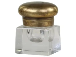 Chic Antique Vasen-Alt. franz. Vase mit Deckel Plain