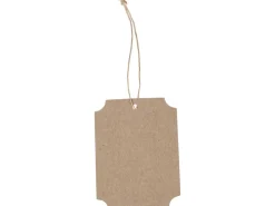 Chic Antique Einpacken, Verpacken-Anhänger mit runden Ecken
