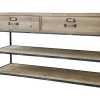 Chic Antique Konsolentische-Anrichtetisch mit 2 Schubladen und 2 Fächern