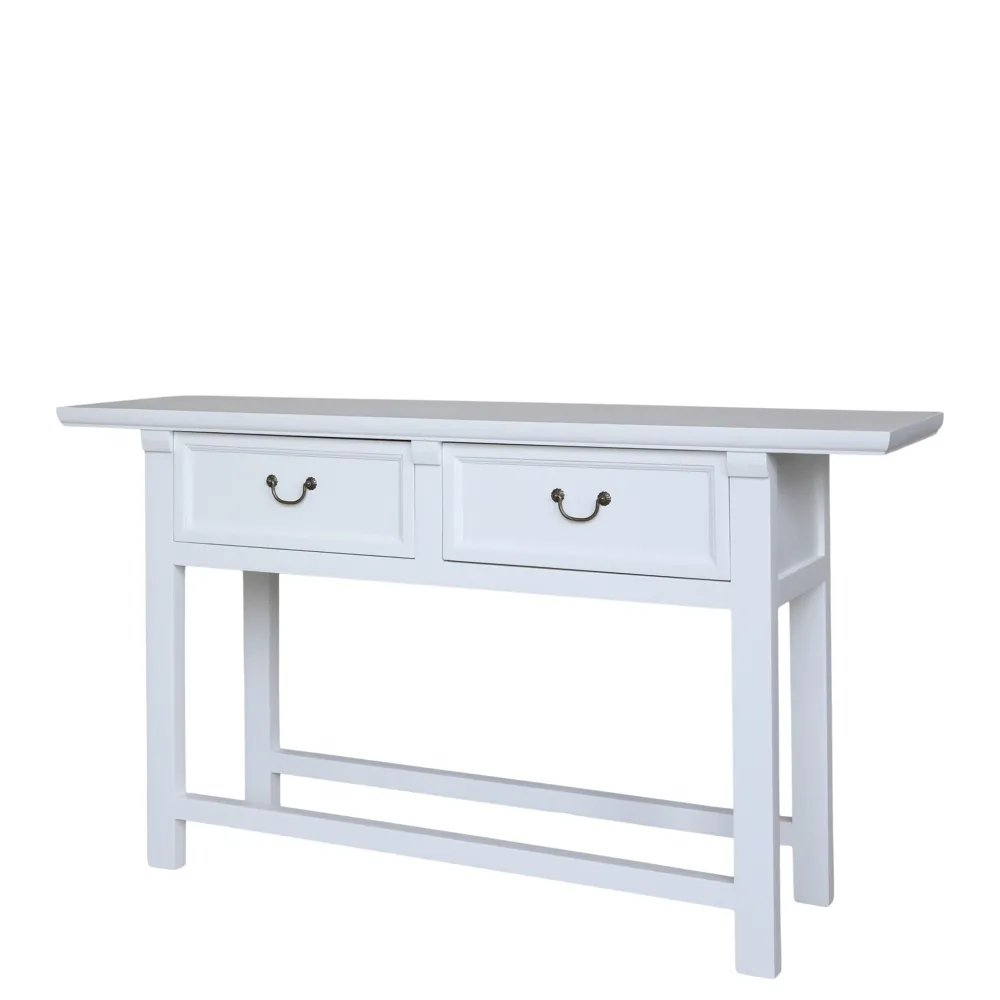 Chic Antique Kommoden|Beistelltische & Couchtische-Anrichtetisch mit zwei Schubladen