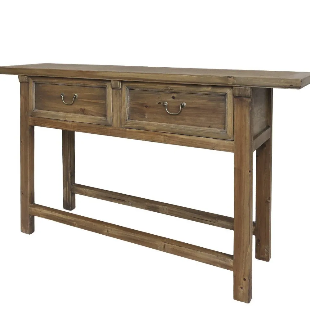 Chic Antique Kommoden|Beistelltische & Couchtische-Anrichtetisch mit zwei Schubladen