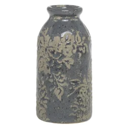 Chic Antique Gartendekoration|Vasen-Antibes Vase mit Blumenmuster