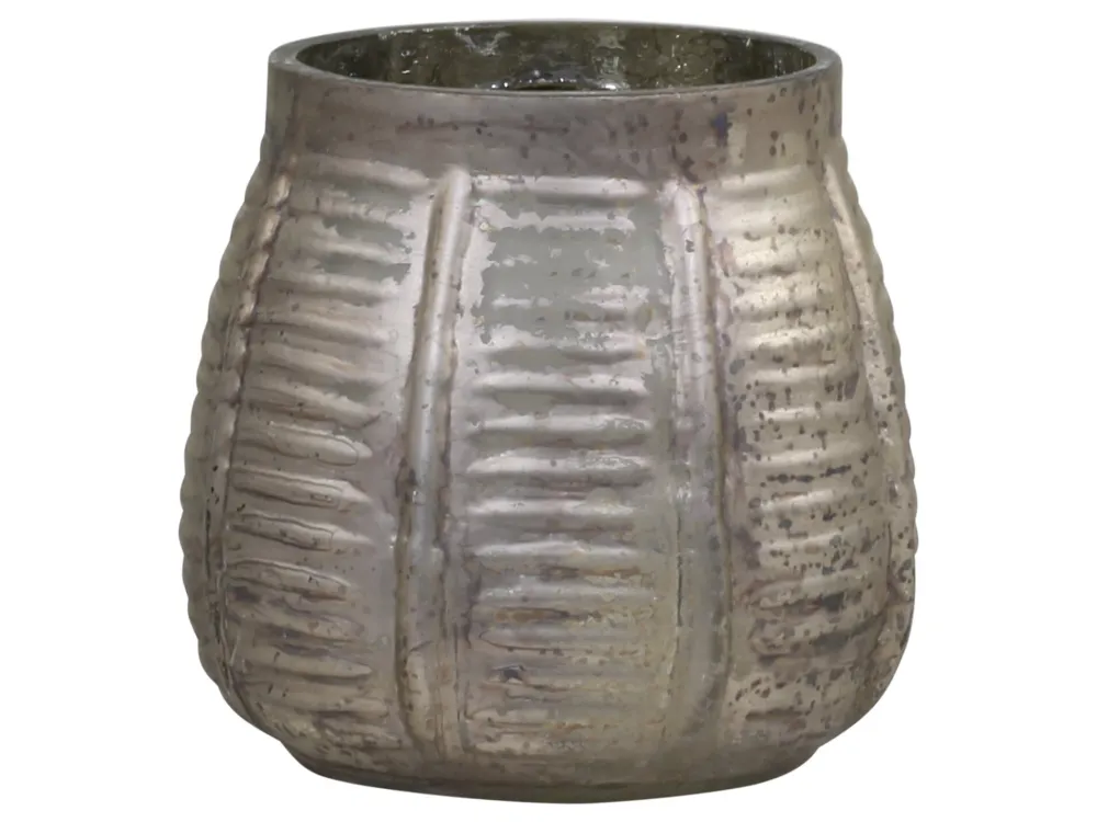 Chic Antique Teelichthalter-Antiker Teelichthalter mit Rillen