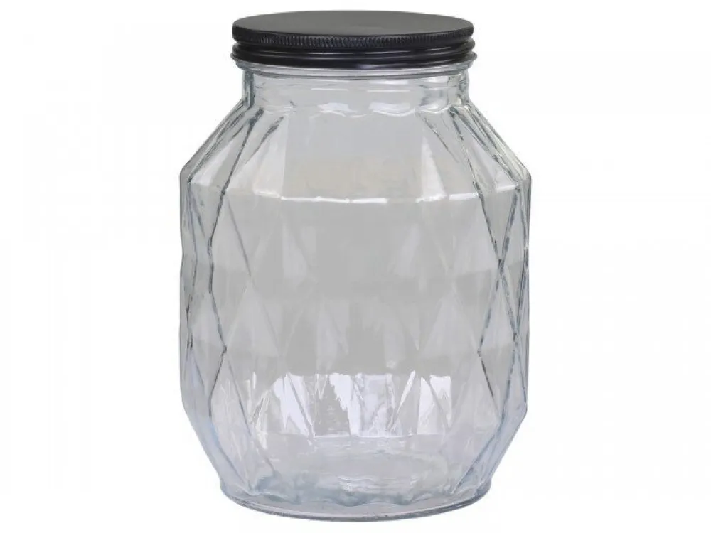 Chic Antique Vorratsgläser-Aufbewahrungsglas mit Diamantenschliff