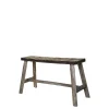 Chic Antique Bänke-Bank mit Muster auf Sitz