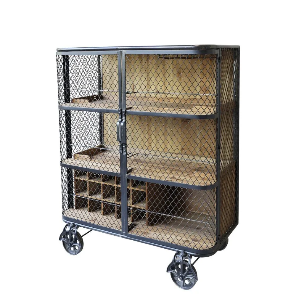 Chic Antique Schränke-Barschrank auf Rädern