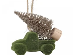 Chic Antique Weihnachtsdeko-Baumschmuck Truck mit Weihnachtsbaum