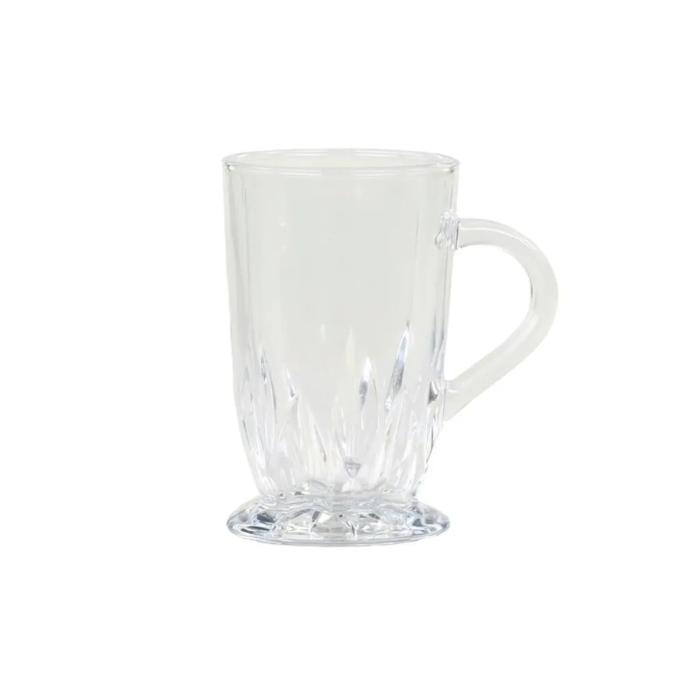 Chic Antique Trinkgläser|Becher, Tassen & Cups-Becher mit Henkel aus Glas