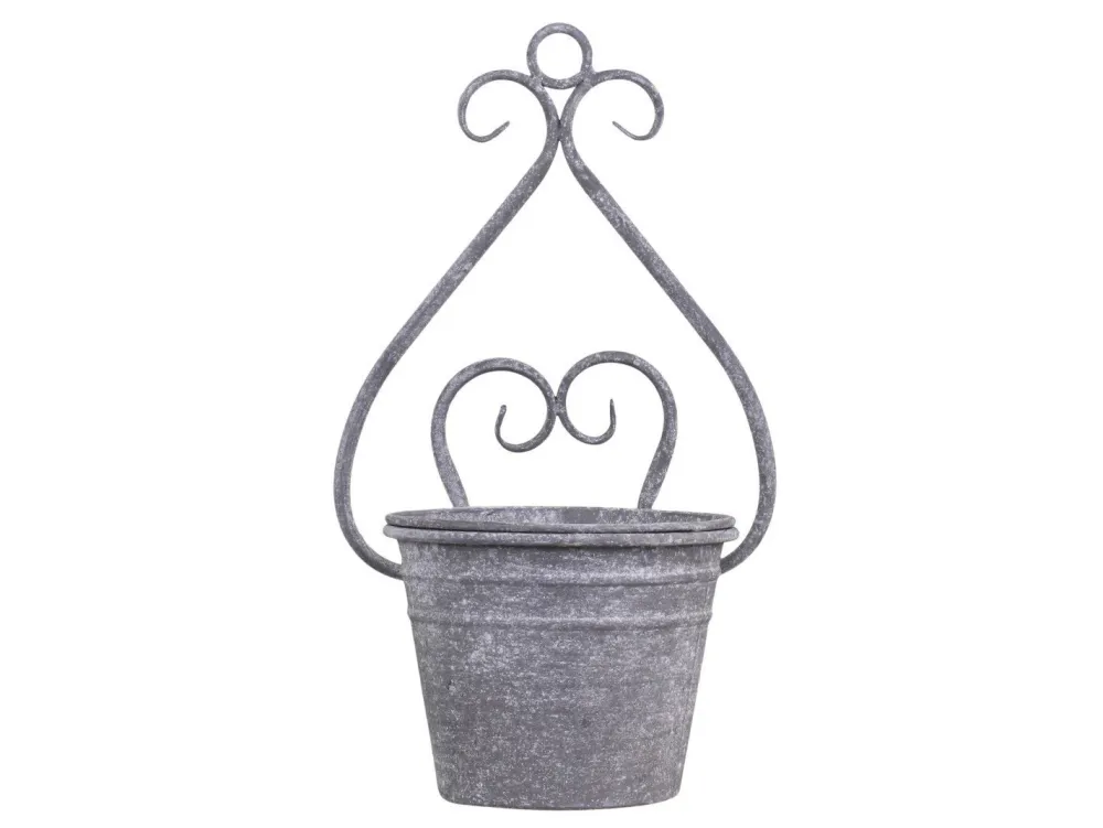 Chic Antique Gartendekoration|Töpfe Und Pflanzgefäße-Übertopf als Wandbehang