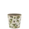 Chic Antique Gartendekoration|Töpfe Und Pflanzgefäße-Übertopf Olive mit Olivenmuster