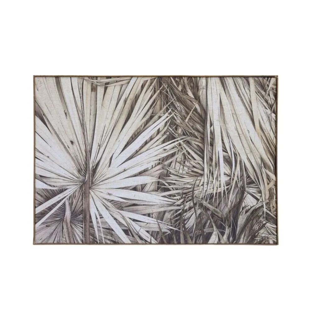 Chic Antique Bilderrahmen|Schilder, Wandbilder & Poster-Bild mit Palmenblatt