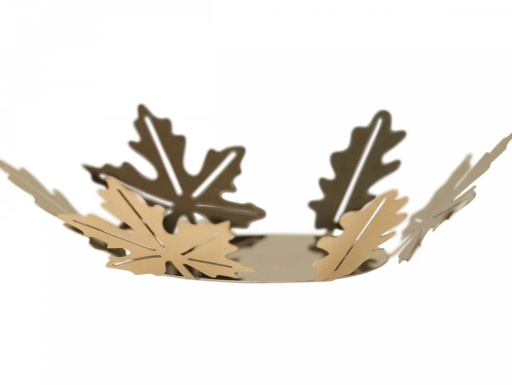 Chic Antique Herbstdeko|Teelichthalter-Blatt Deko für Teelichthalter