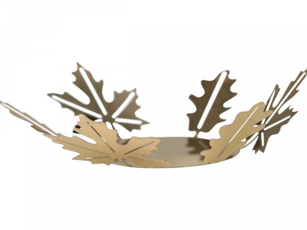 Chic Antique Herbstdeko|Teelichthalter-Blatt Deko für Teelichthalter