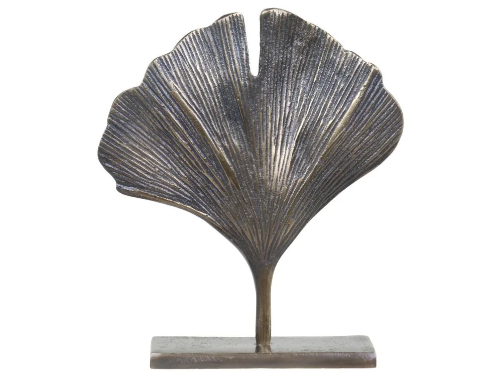 Chic Antique Herbstdeko|Deko-Objekte & Figuren-Blatt Dekor auf Fuß