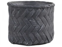 Chic Antique Blumentöpfe & Übertöpfe-Blumentopf Corte mit Flechtmuster