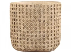 Chic Antique Blumentöpfe & Übertöpfe-Blumentopf Corte mit französischem Flechtmuster