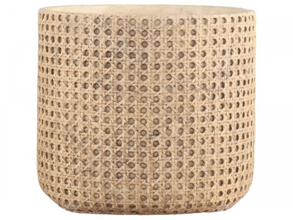 Chic Antique Blumentöpfe & Übertöpfe-Blumentopf Corte mit französischem Flechtmuster