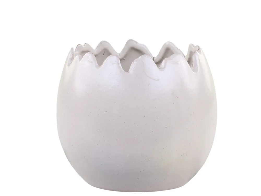 Chic Antique Oster-Deko|Frühlingsdeko-Blumentopf Eierschale