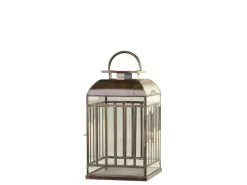Chic Antique Laternen-Boden Laterne mit Streifen