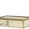 Chic Antique Kisten & Boxen|Glasboxen-Box Milchglas mit Muster