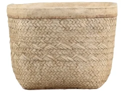 Chic Antique Gartendekoration|Töpfe Und Pflanzgefäße-Corte Übertopf mit Geflecht Muster