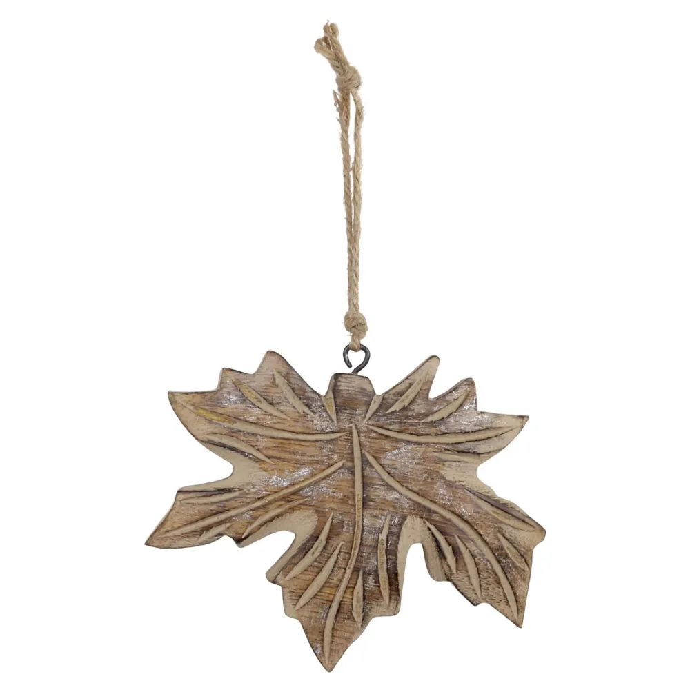Chic Antique Weihnachtsdeko-Deko Blatt Aufhänger