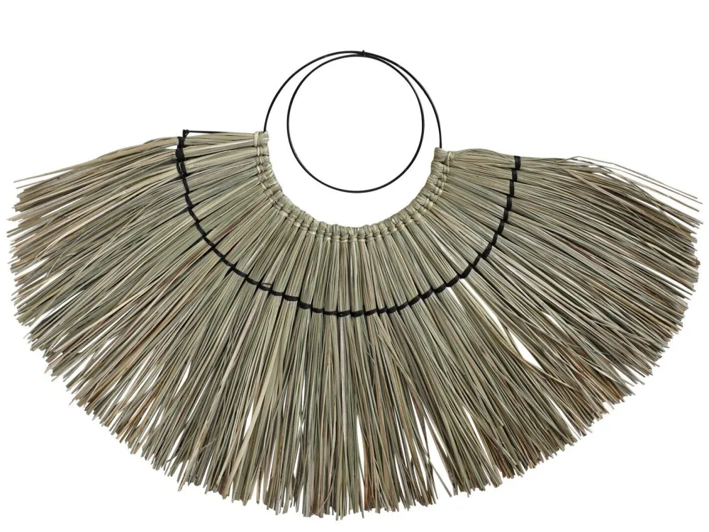 Chic Antique Wanddekoration-Dekofächer aus Seegras