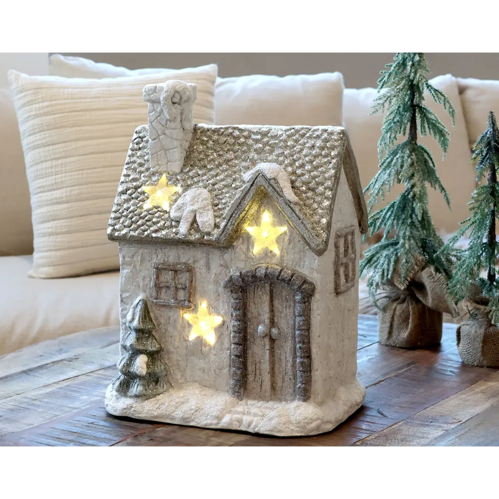 Chic Antique Weihnachtsdeko|Deko-Objekte & Figuren-Deko Haus mit LED Stern