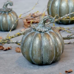 Chic Antique Herbstdeko|Deko-Objekte & Figuren-Deko Kürbis im Messing Look