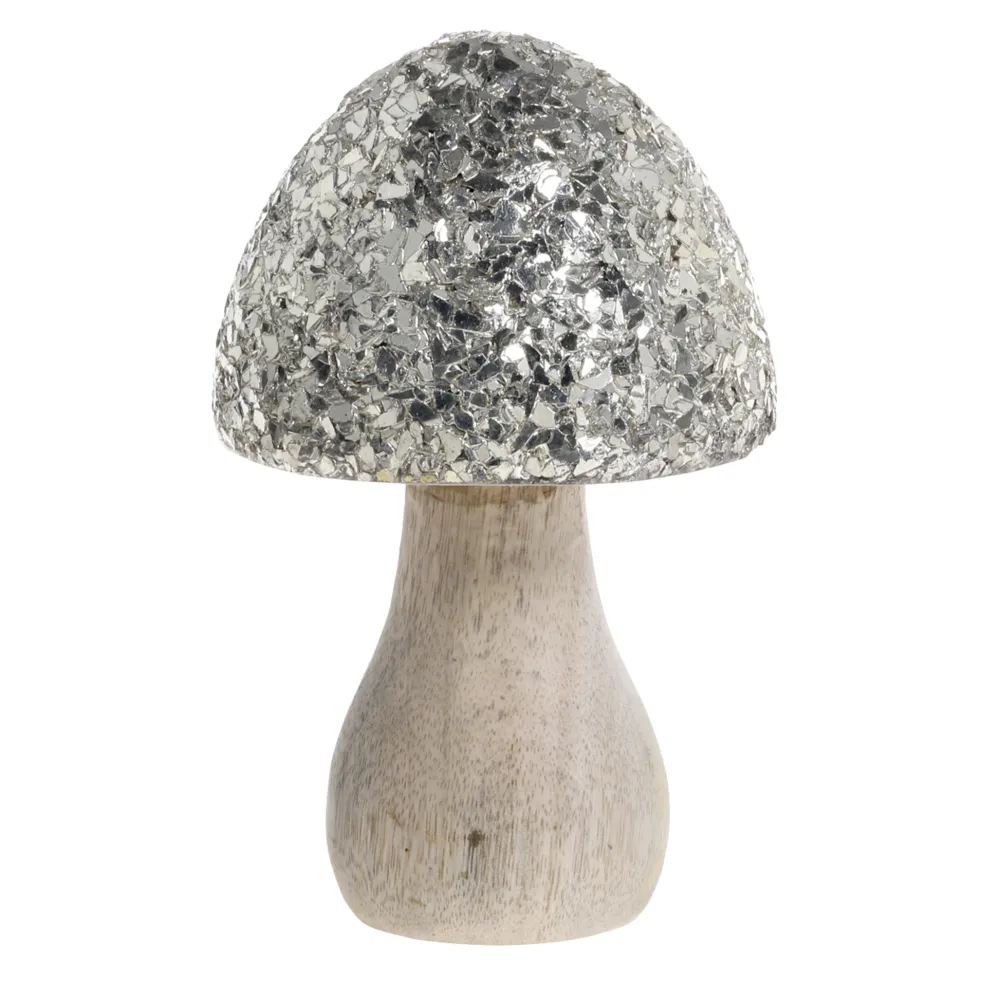 Chic Antique Weihnachtsdeko|Deko-Objekte & Figuren-Deko Pilz mit glitzerndem Schirm