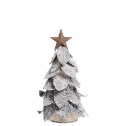 Chic Antique Deko-Objekte & Figuren|Weihnachtsdeko-Deko Weihnachtsbaum aus Birkenrinde mit Stern