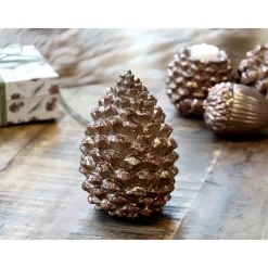 Chic Antique Deko-Objekte & Figuren|Weihnachtsdeko-Deko Zapfen mit Glitzer