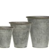 Chic Antique Gartendekoration|Töpfe Und Pflanzgefäße-Eisen Blumentöpfe im Set