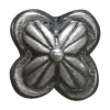 Chic Antique Griffe, Haken & Hakenleisten-Eisengriff in Blumenform