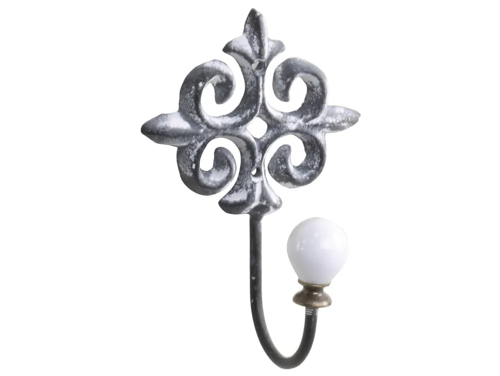 Chic Antique Griffe, Haken & Hakenleisten-Eisenhaken mit Dekor und Griff