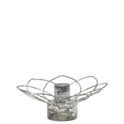 Chic Antique Teelichthalter-Eisen Kerzenständer in Blumenform