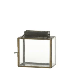 Chic Antique Herbstdeko|Laternen-Eisen Laterne für Kerzen