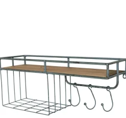 Chic Antique Wandregale|Regale-Eisen Regalbrett mit Haken