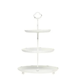 Chic Antique Etageren & Kuchenplatten|Geschirr & Tischdeko Skandinavisch-Etagere mit drei Ebenen