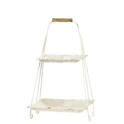 Chic Antique Etageren & Kuchenplatten|Geschirr & Tischdeko Skandinavisch-Etagere mit Henkel